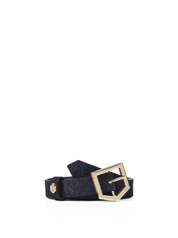 Sennowe Belt - Navy Suede