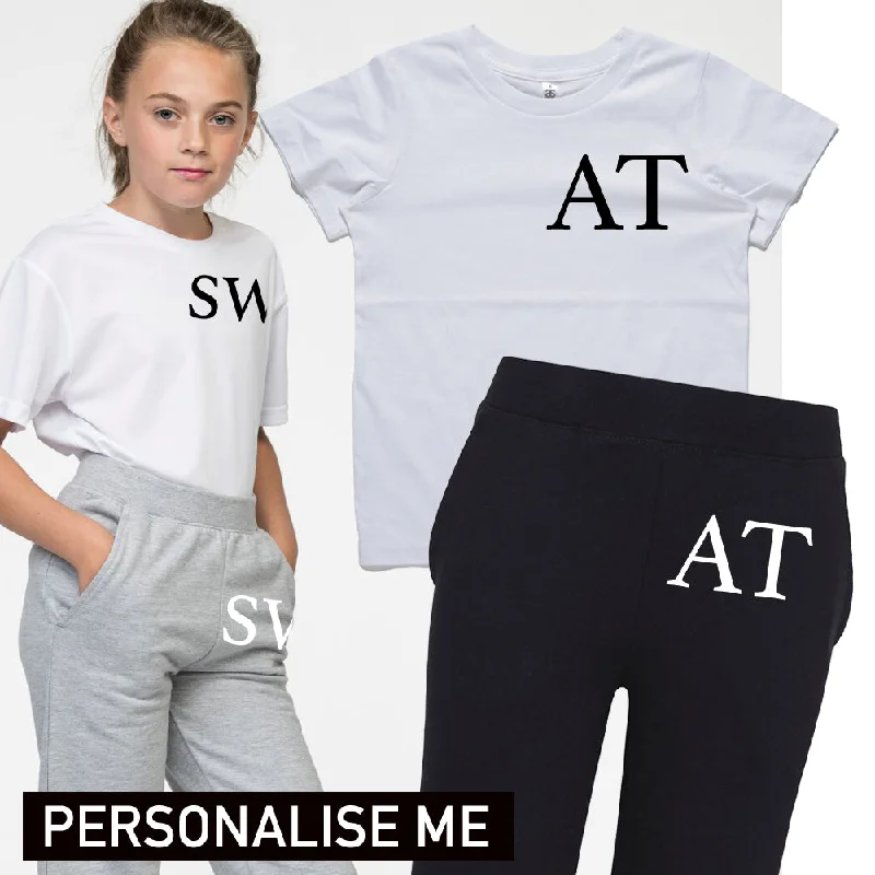 Personalised Kingdom Junior T-shirt and Pant Set (3-14 Years) (MRK X)