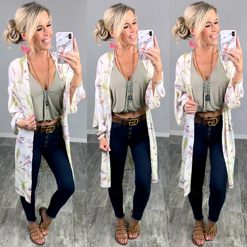 Classy as Can Be Floral Kimono