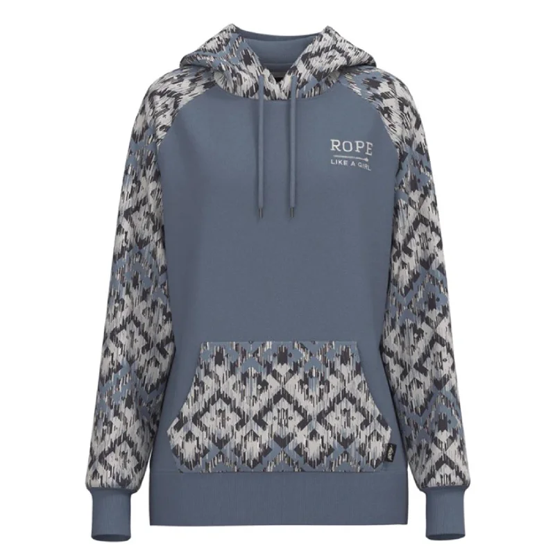 Hooey Women's Blue RLAG Hoodie