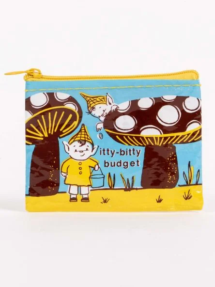 Blue Q Itty-Bitty Budget Coin Purse