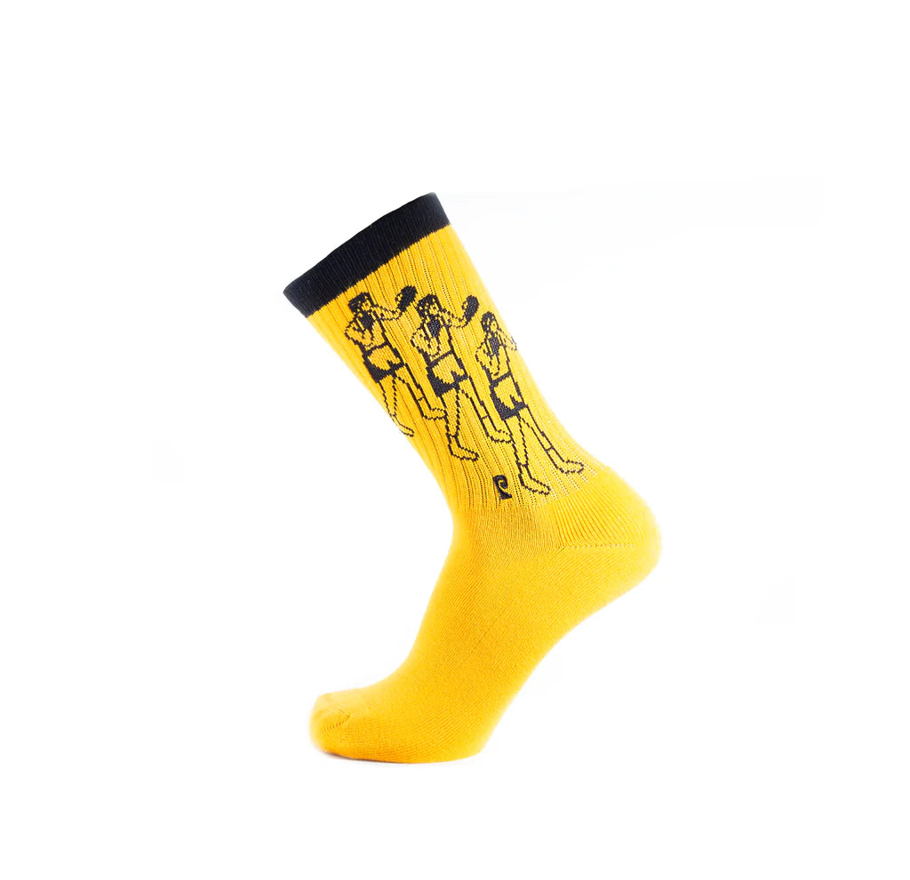 Psockadelic KNOCKOUT Psocks - Yellow