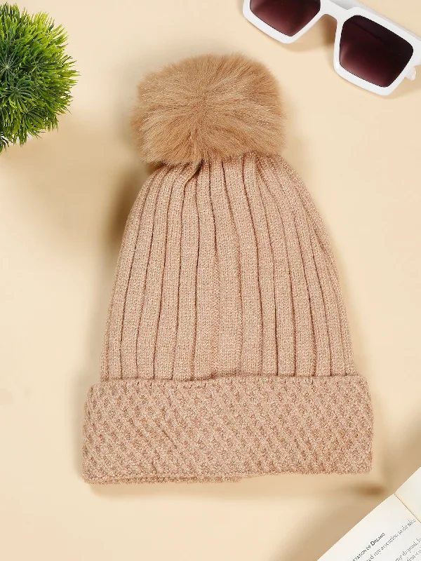 Women's Camel Fashion  Cap