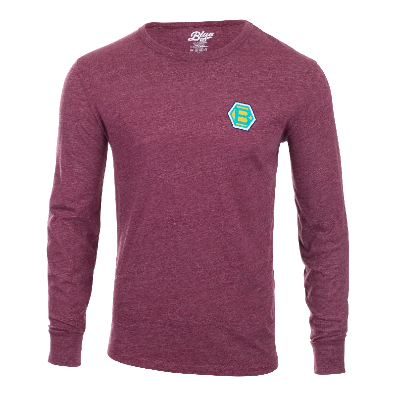 Bettinardi Est. 1998 Heathered Maroon Long-Sleeve T-Shirt