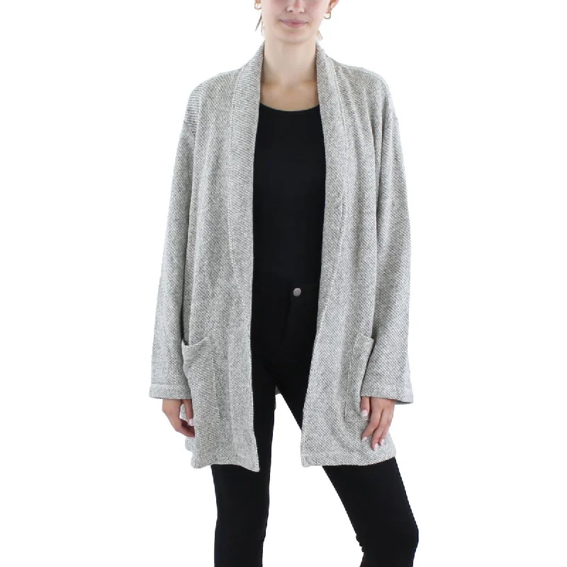 Womens Collar Organic Cotton Cardigan Sweater