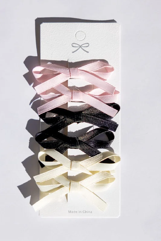 Ribbon Bow Clips in Multi Color | MMH9039