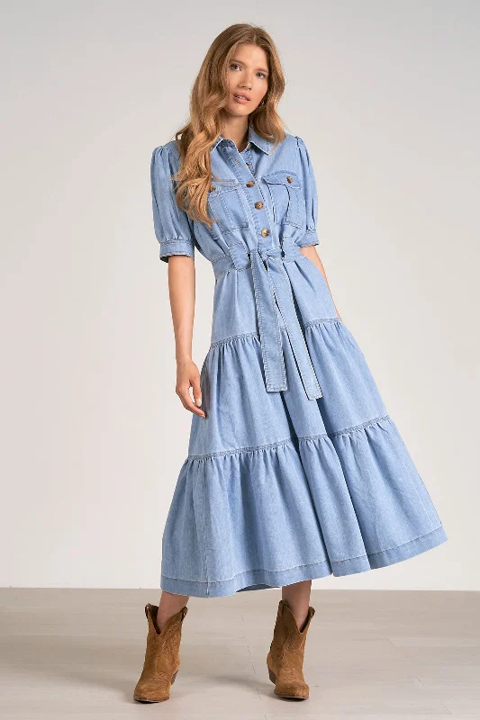 Maxi Denim Dress