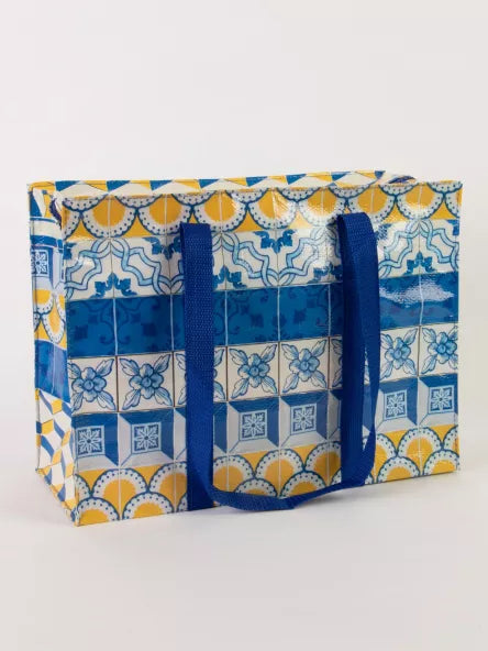 Painted Tiles Shoulder Tote