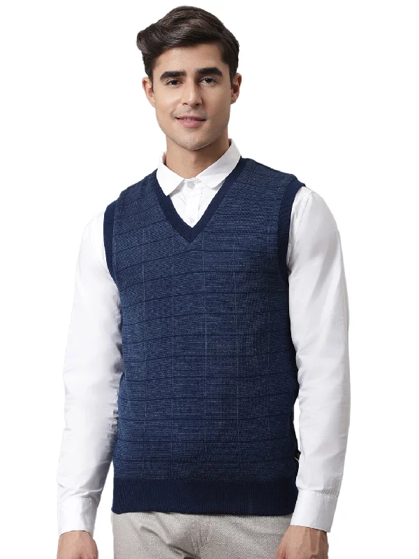 Men Ink Blue Sweater