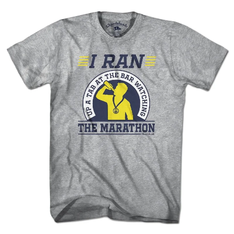 I Ran Up A Tab Watching The Marathon T-Shirt