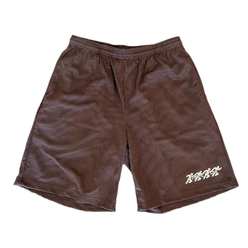 Directive Runner Mesh Shorts - Brown