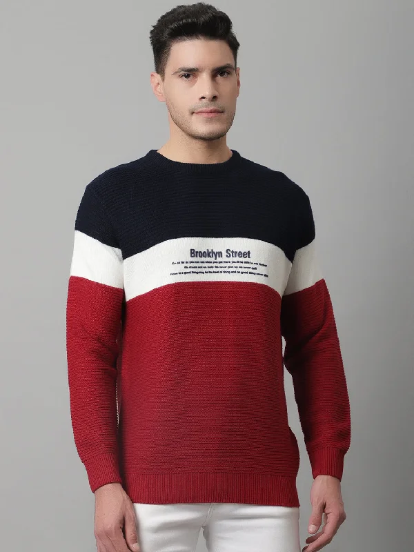 Mens Red Sweater