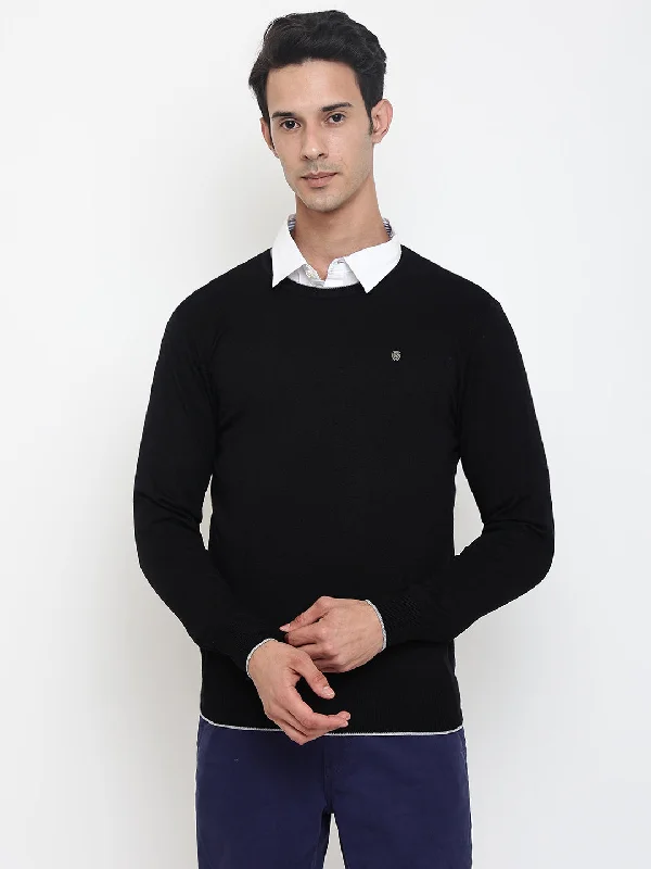 Men Black Sweater