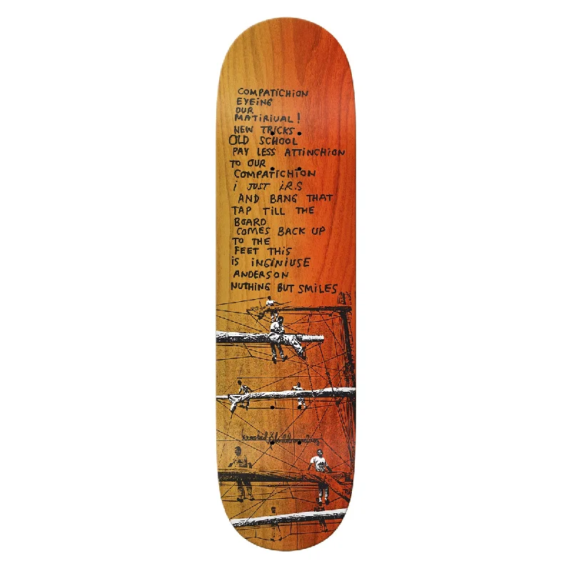 Krooked Manderson Xerox Skate Deck - 8.06