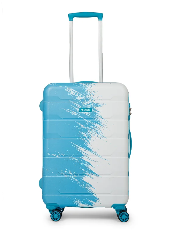 Unisex Sky Blue Fashion Hard Luggagae Trolley Bag