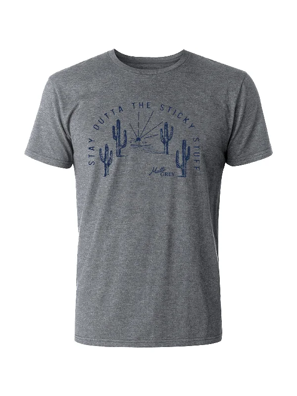 Sticky Icky Tee - Asphalt Heather (Navy)