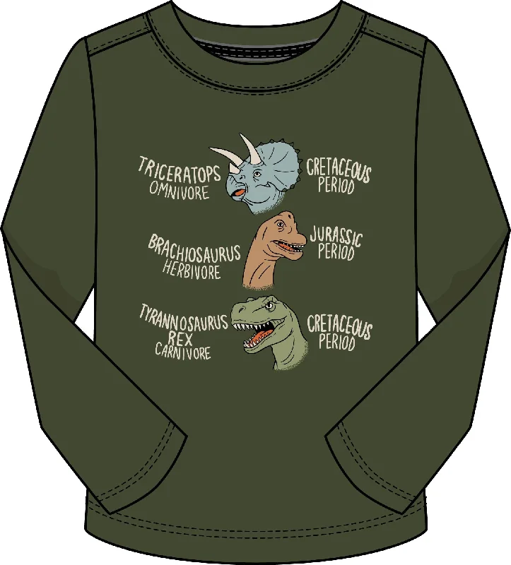 Boys L/S Prehistoric Dino Shirt