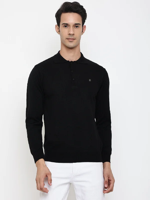 Men Black Sweater