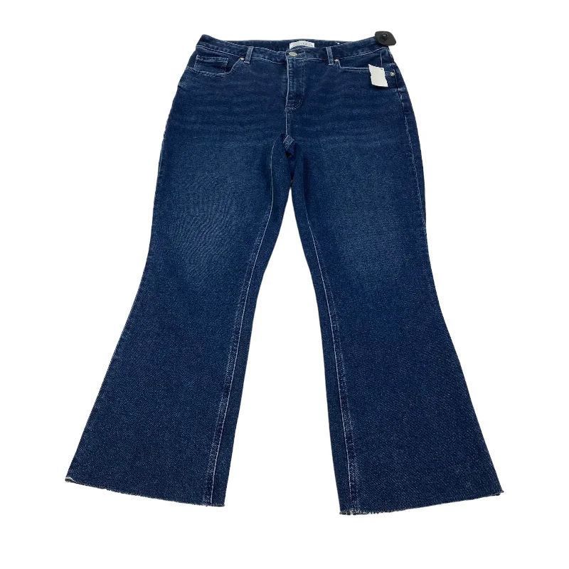 Blue Denim Jeans Cropped Loft, Size 12