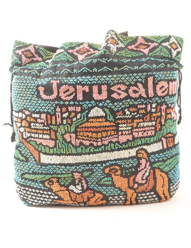 Jerusalem Beaded Tapestry Bag - M