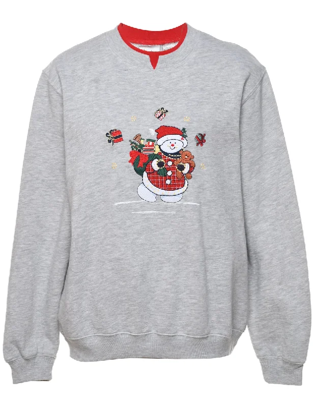 Santa Claus Christmas Sweatshirt - M