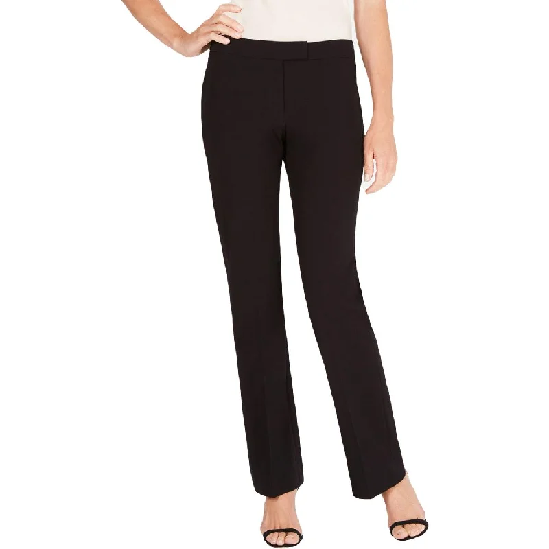 Anne Klein Womens High Rise Wear To Work Flared Pants