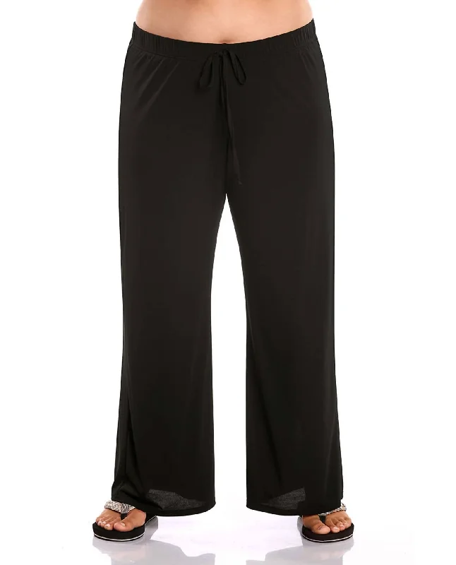 Plus Size Lounge Pant In Black