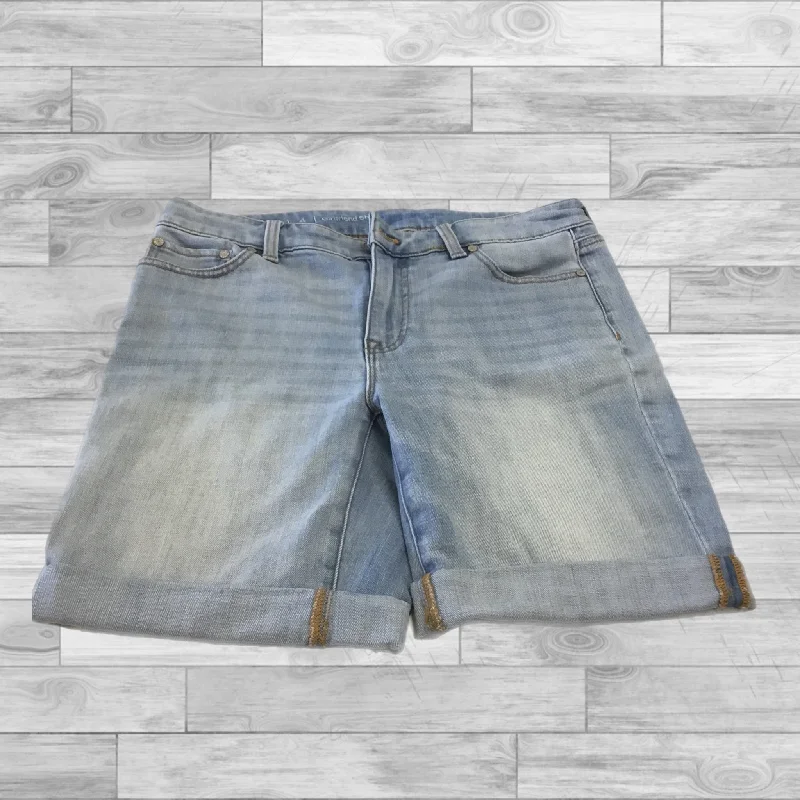 Shorts By Talbots In Blue Denim, Size: 4