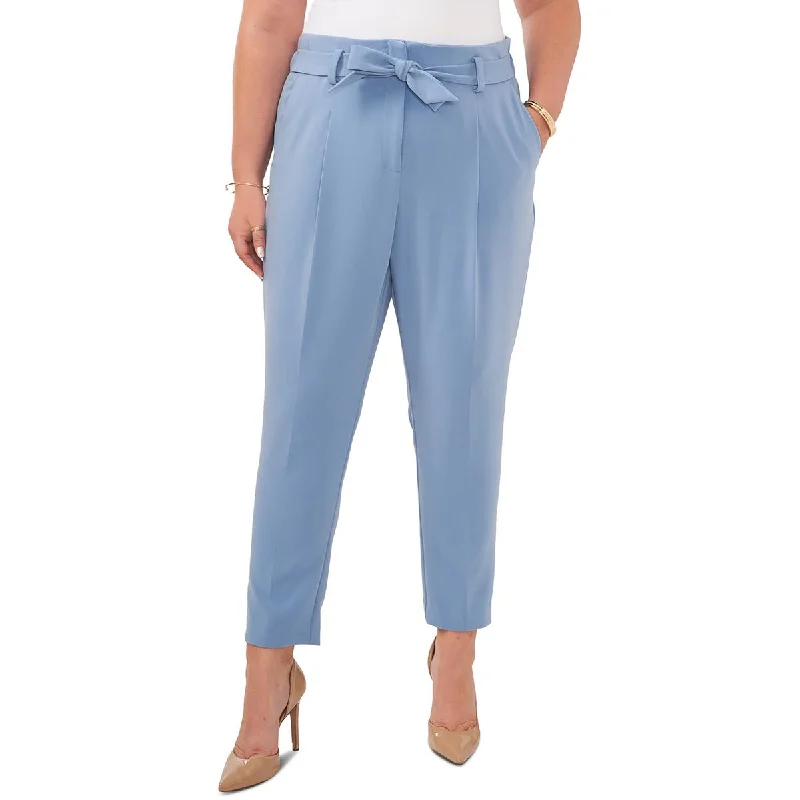 Vince Camuto Womens Plus Belted  Ankle Pants