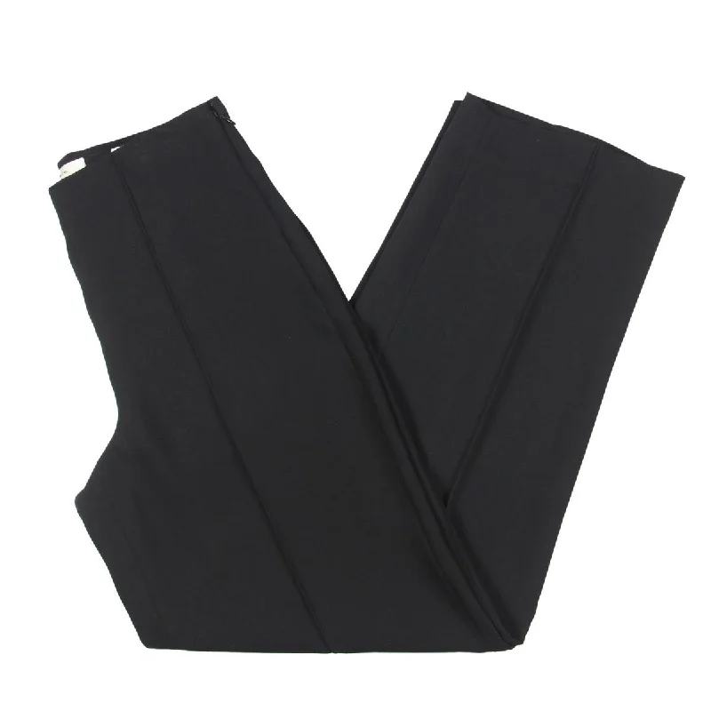 Vince Womens High Waist Pleated Wide Leg Pants